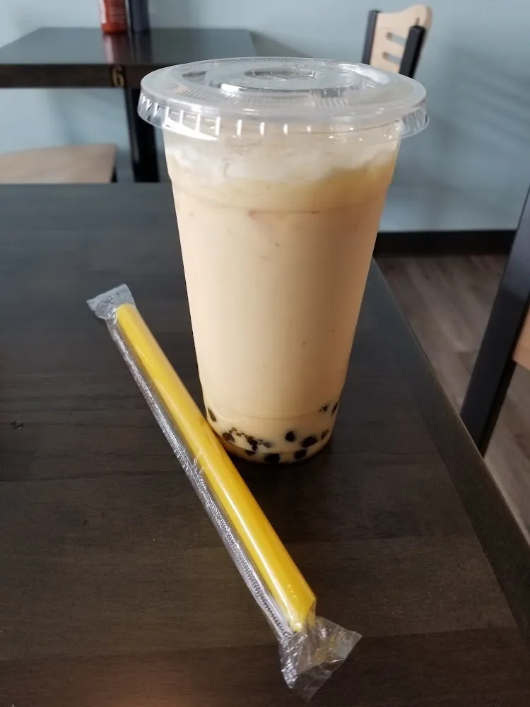 Mango Boba Milk Tea